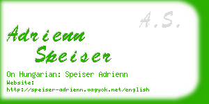 adrienn speiser business card